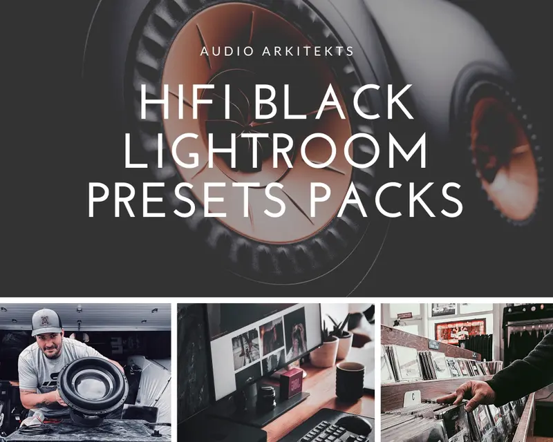 HiFi Black Lightroom Presets Pack